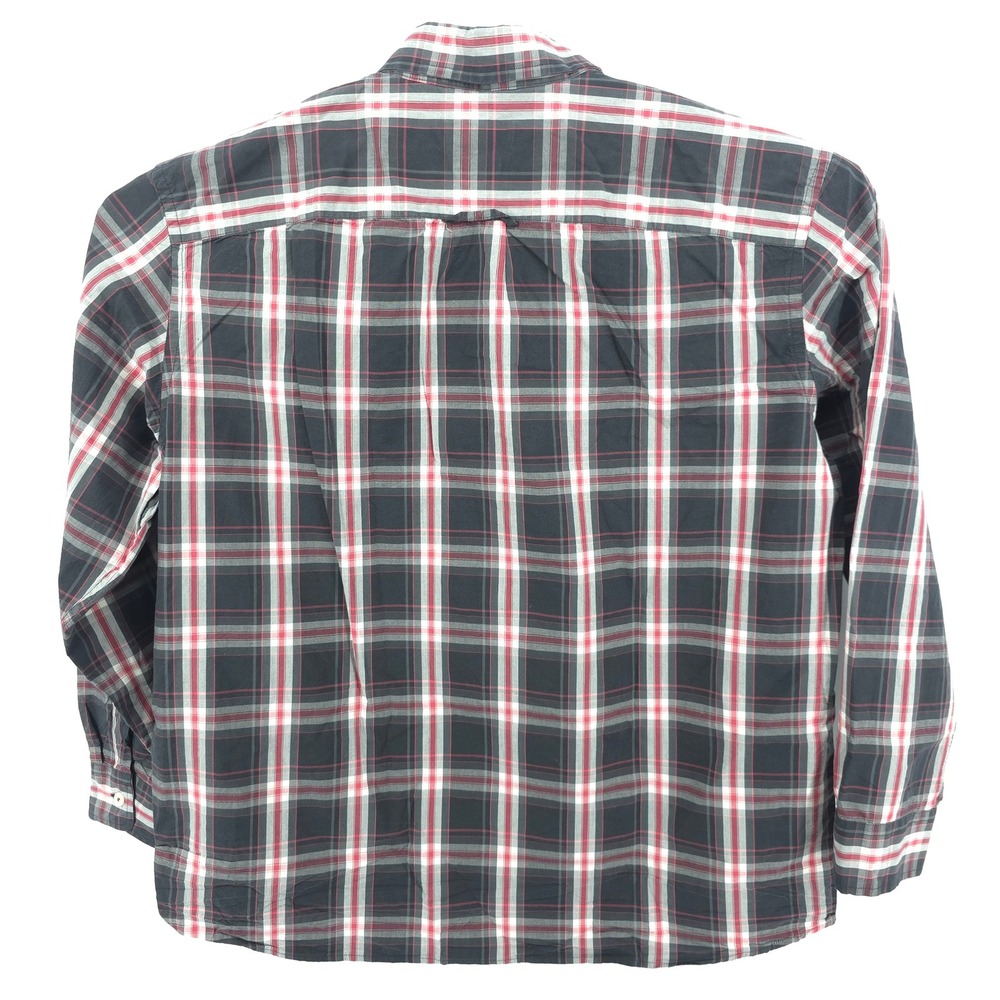 Orvis Shirt Mens XL Plaid Long Sleeve Active Fit Button Up Heritage Wash Cotton - Picture 6 of 9